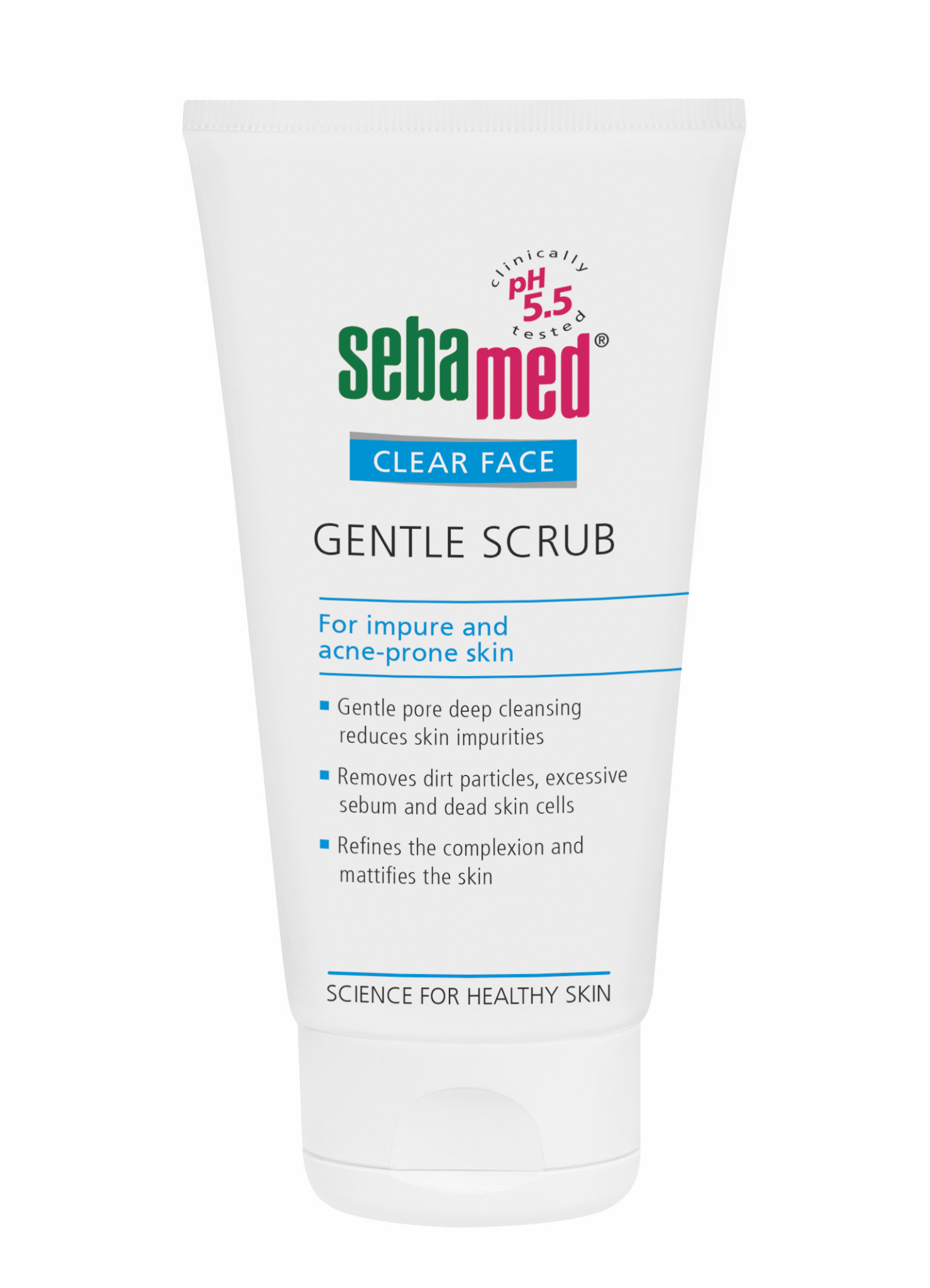 Scrub dermatologic antiacneic