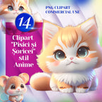 Clipart "Pisici și Șoricei"