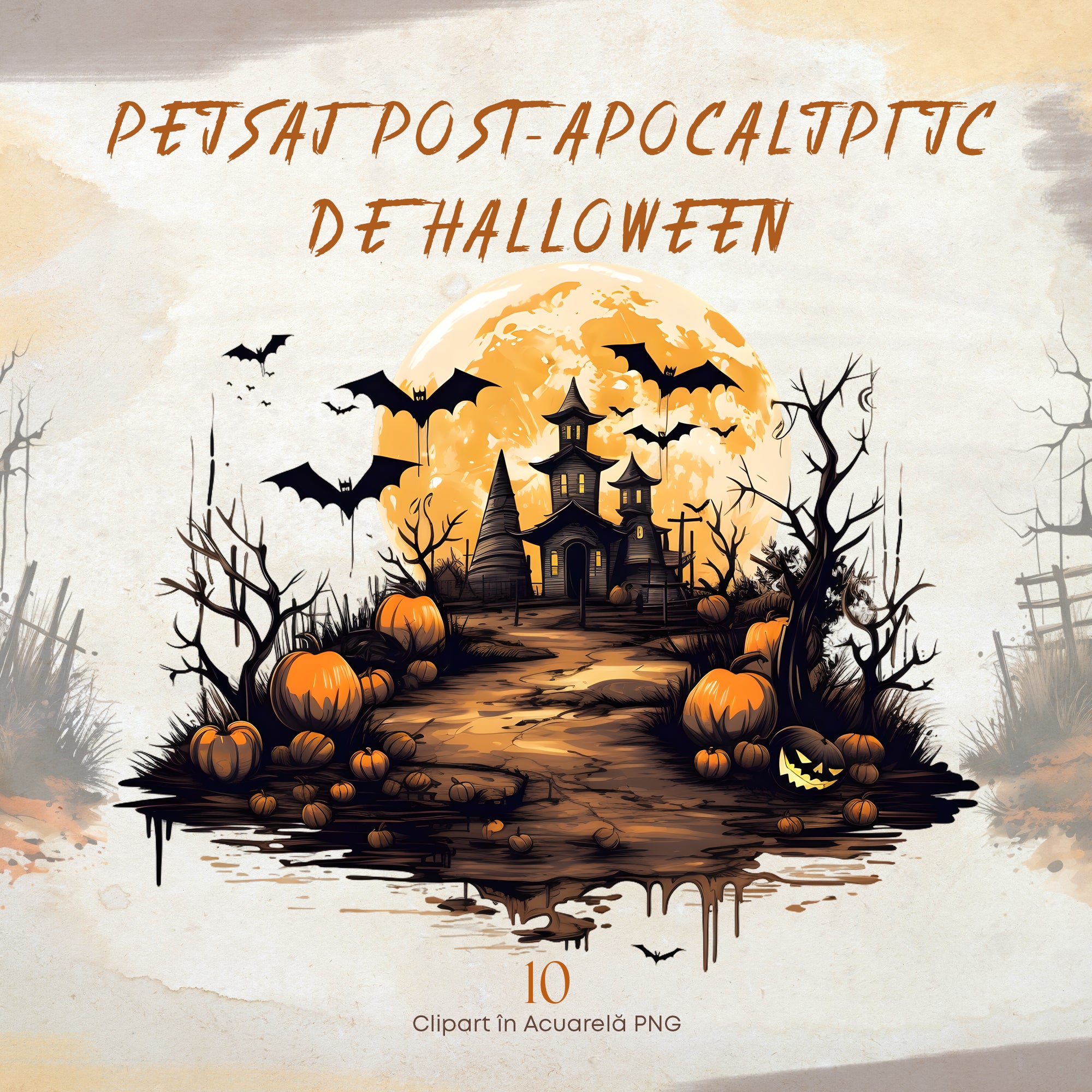 Peisaj Post Apocaliptic Halloween