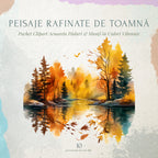 Clipart Acuarelă: Peisaje și Păduri Rafinate de Toamnă