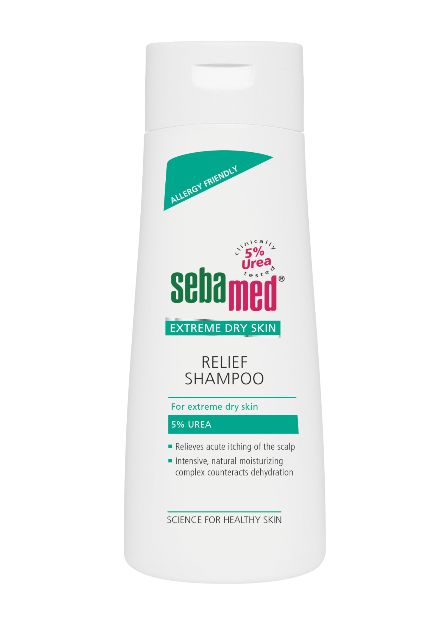 Șampon dermatologic cu 5% uree pentru piele foarte uscată
