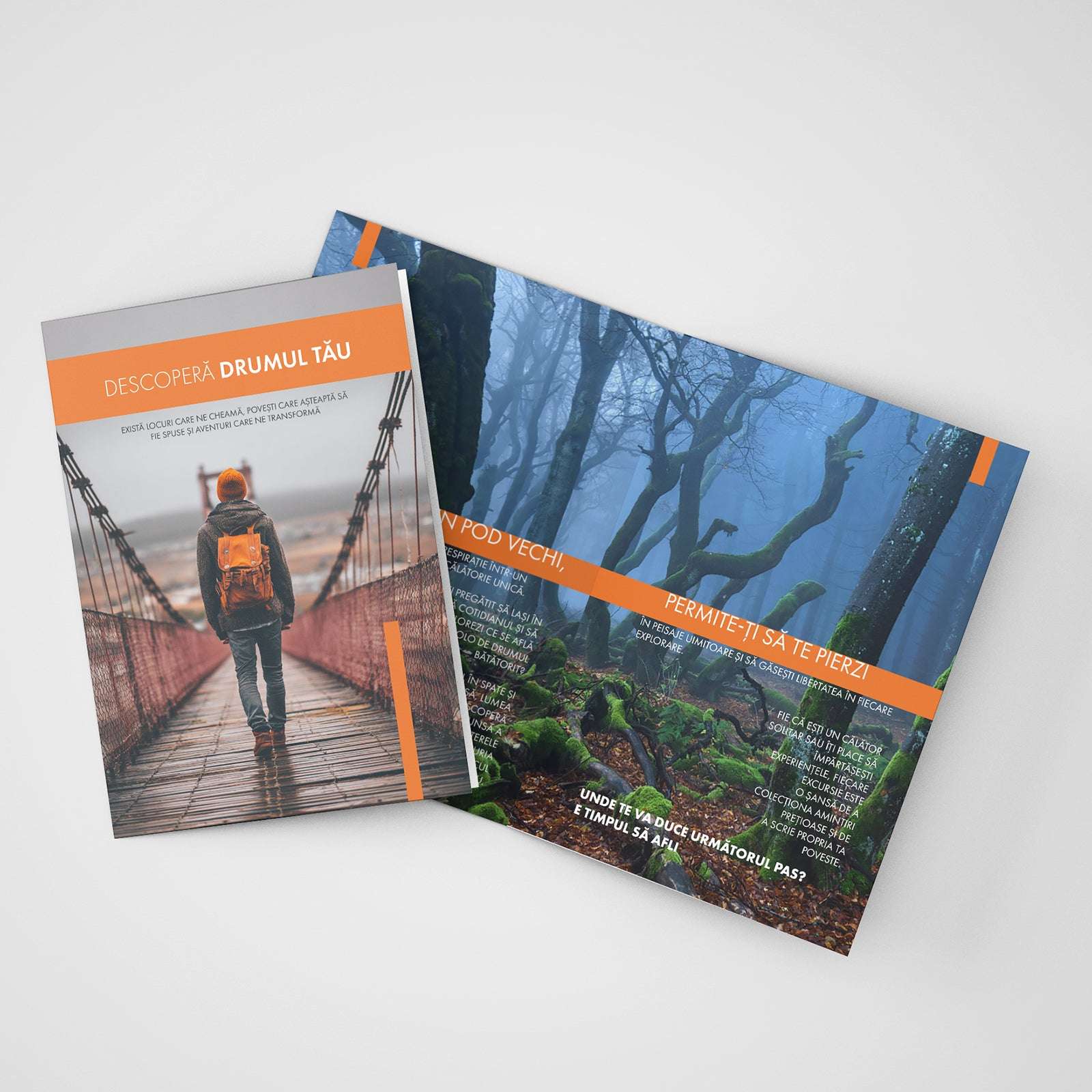 Pliante policromie față-verso – tipar profesional