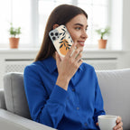 Husă iPhone® „Armonie Organică” — Transparentă imprimată | Compatibilă iPhone 14 / 15 / 16 (toate modelele)