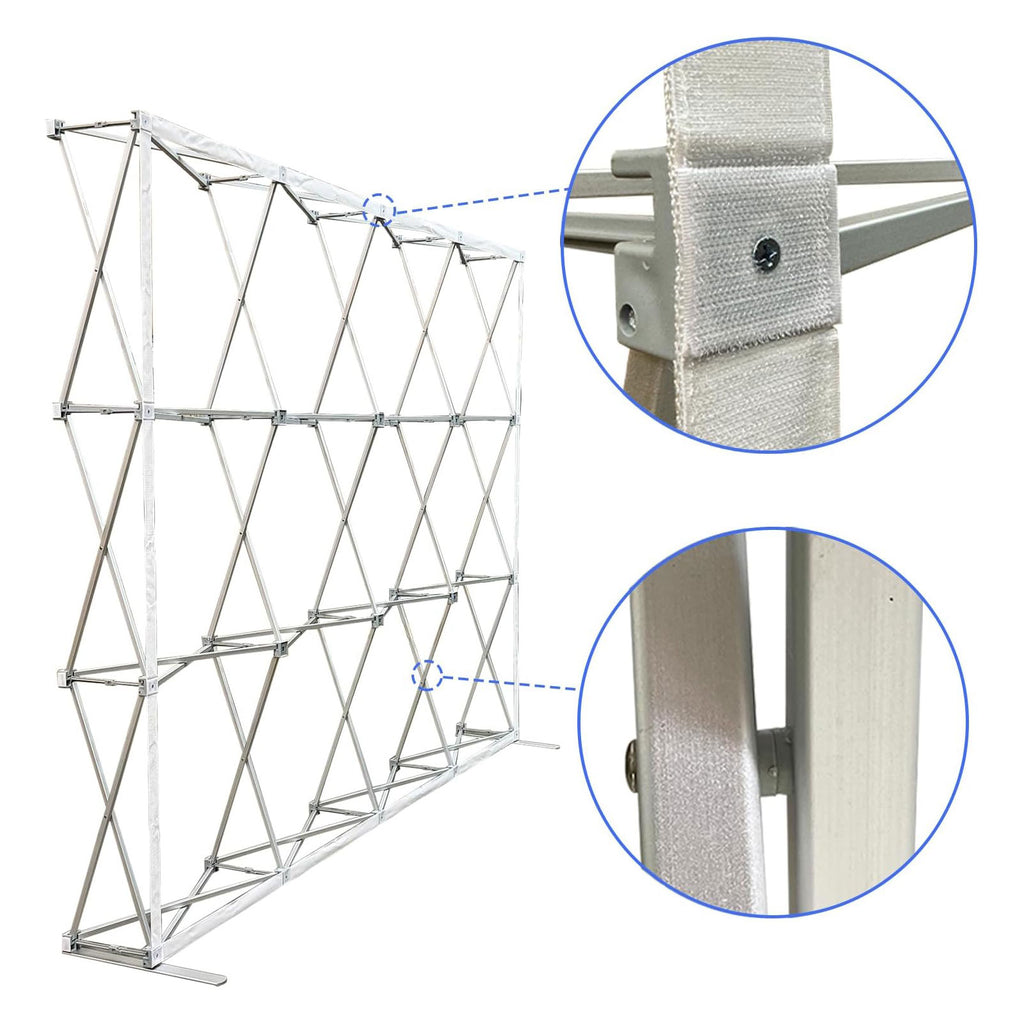 Pop-Up Spider Velcro Drept Personalizabil – Perete Publicitar Modular