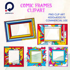 Clipart Rame Benzi Desenate, Rame Storyboard Comic
