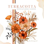 Autumn flowers, bohemian flowers, boho, boho flowers clipart, boho flower girl, watercolor flower, dried flower,boho bouquets, boho wedding clipart, boho bouquets, boho arrangements