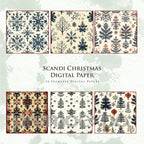 Scandi-Inspired Christmas – Pachet Digital cu Fundaluri de Crăciun în Stil Nordic