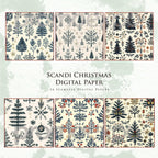 Scandi-Inspired Christmas – Pachet Digital cu Fundaluri de Crăciun în Stil Nordic