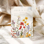 Wildflower Magic – Clipart PNG cu flori sălbatice în stil acuarelă, borduri florale și coroane decorative