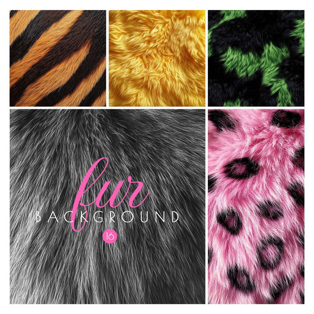 Luxurious Fur Texture – Fundaluri digitale PNG cu texturi realiste de blană