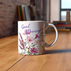 Clipart Acuarelă Flori de Câmp Roz, Ilustrații Florale Elegante