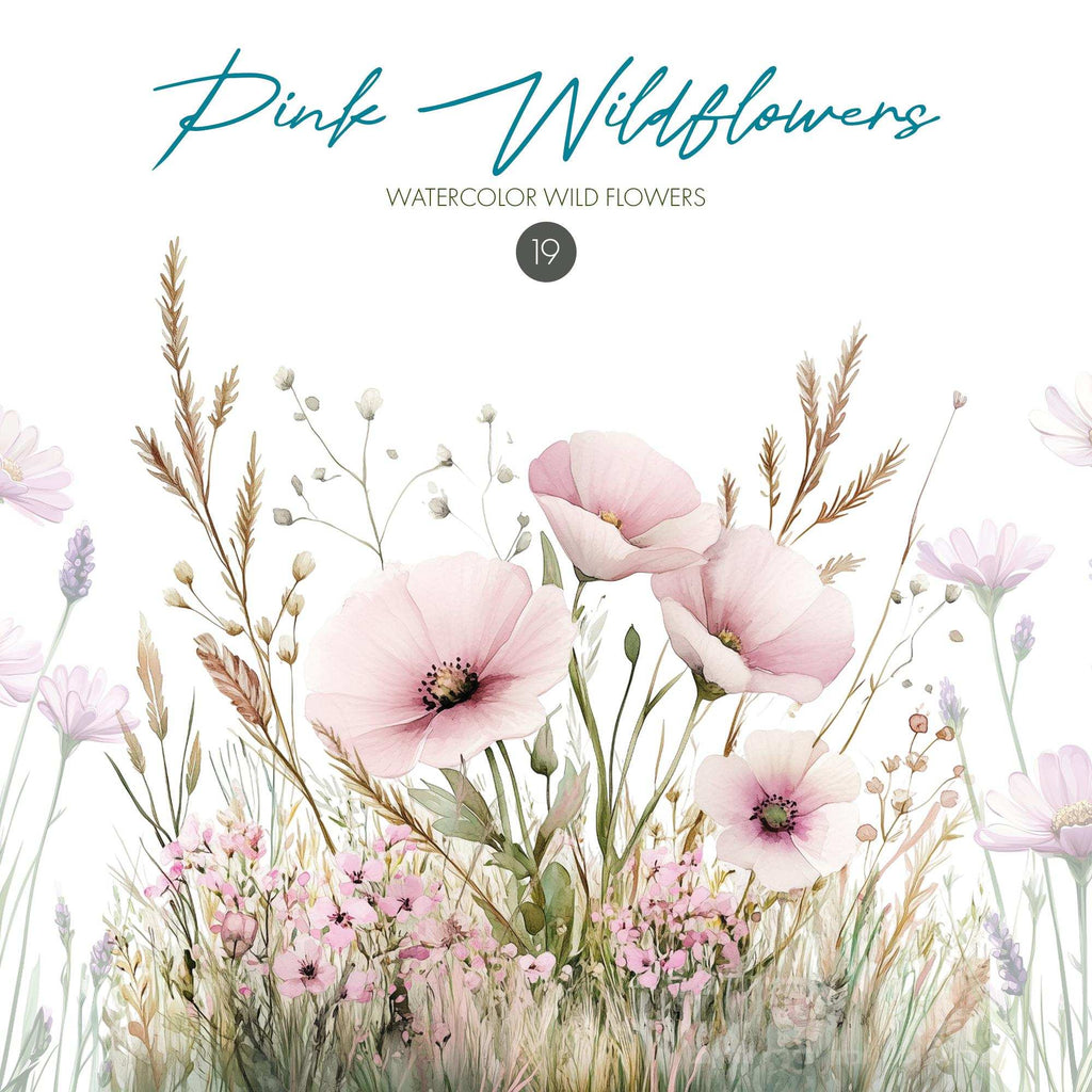 Pink Floral Clipart, Pink Wildflowers, Pastel Wild Flowers, Wedding Clipart, Floral Illustrations, Wild Flower Borders, Premade Bouquets, Pink Watercolor Flowers
Wildflower Clipart PNG
Floral Digital Art
Watercolor Wildflowers
Pink Floral Graphics