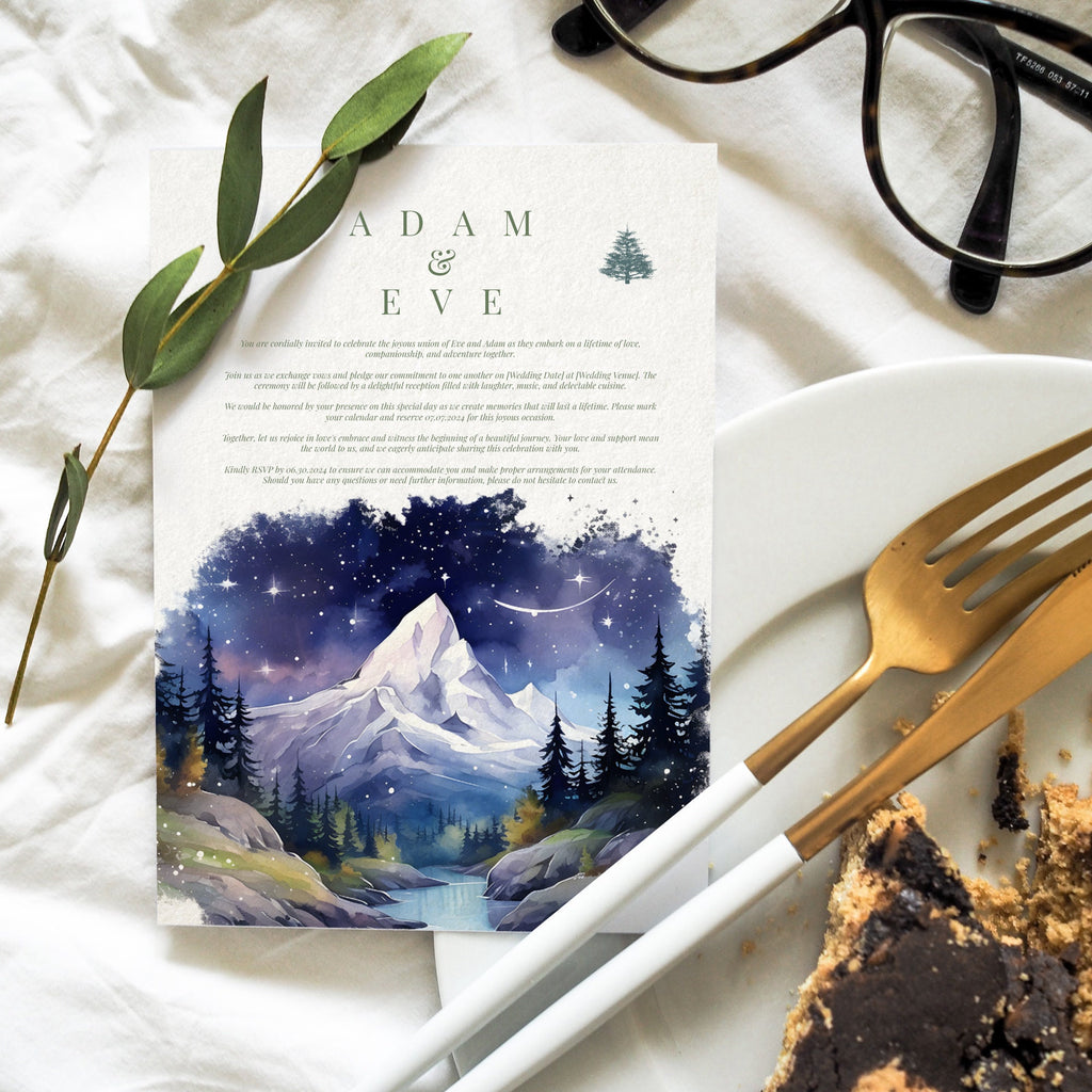 Mystical Night Peaks, Mountains Clipart, Watercolor Night Sky, Night Forest, Mountain Landscapes, Mountains Night Sky, Moonlit Mountain