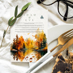 Watercolor Autumn Clipart - Watercolor Forest - Fall Landscapes - Autumn Forest - Watercolor Fall - Halloween Clipart - Autumn Landscape