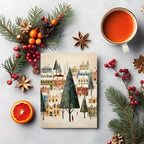 Festive Christmas Postcards Set, Pocket Letter, Christmas Clipart, Scrapbook, Junk Journal, December Daily, PNG Printable, Embellishment