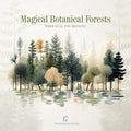 Magical Botanical Forests Watercolor, Fennel, Chamomile, Lemongrass, Whimsical Botanical Illustrations, Enchanted Herbal, Strange forest scenes, Fennel forest, Chamomile forest, Lemongrass, Hand-painted forest elements, Herbal forest illustrations