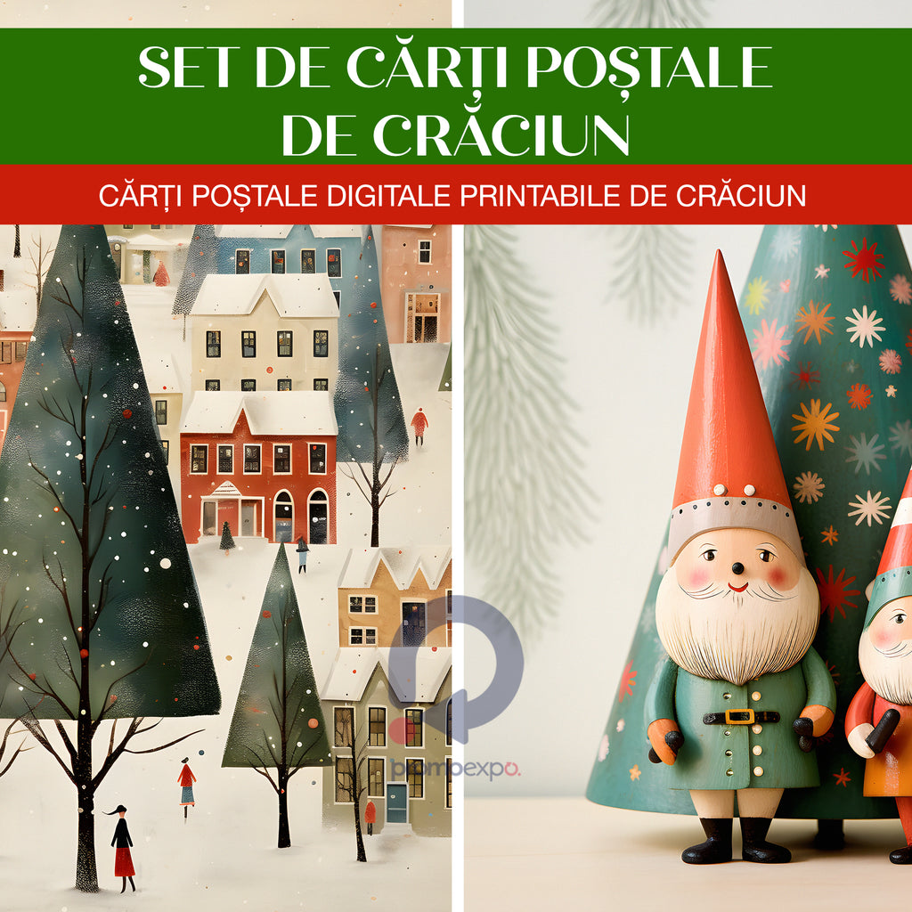 20 de cărți poștale de Crăciun!