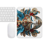 Mouse pad „Mască Venețiană” | Design Artistic Baroc | Suprafață textilă anti‑alunecare | Dreptunghi & Rotund