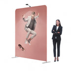 Pop-Up Textil Drept Personalizabil – Perete Publicitar Modular