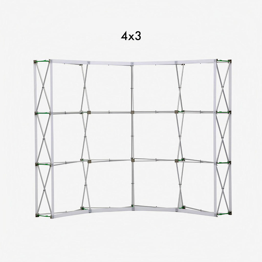 Pop-Up Spider Velcro Curbat Personalizabil – Perete Publicitar Modular
