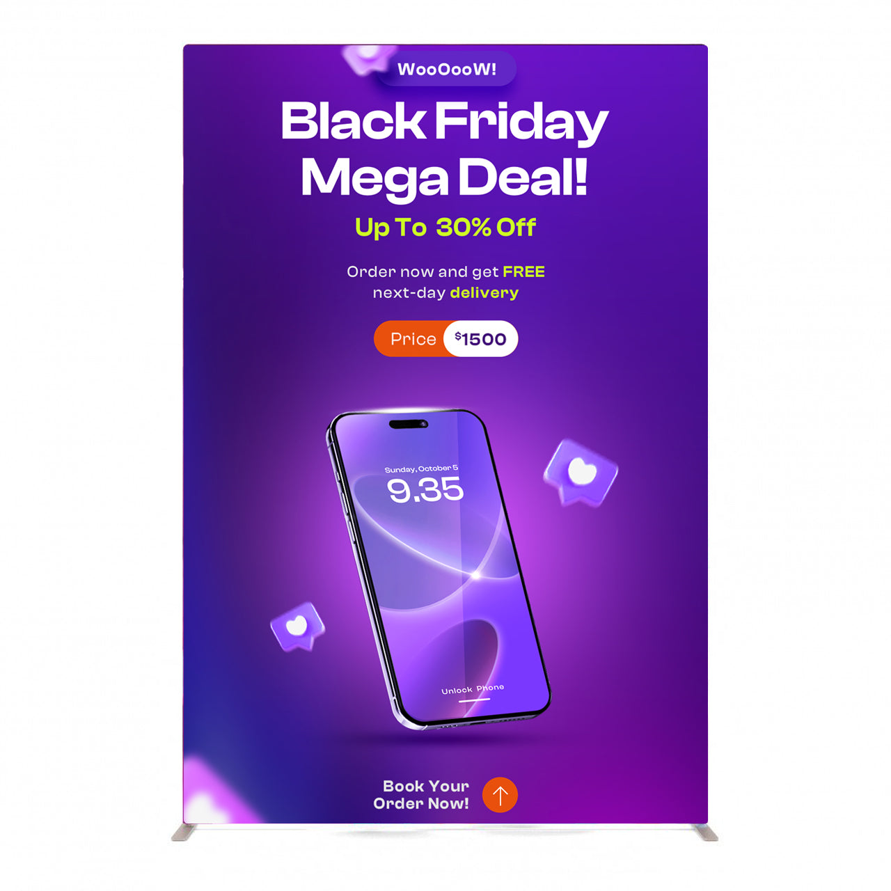 Roll-Up Textil Personalizat – Afișaj Premium pentru Evenimente